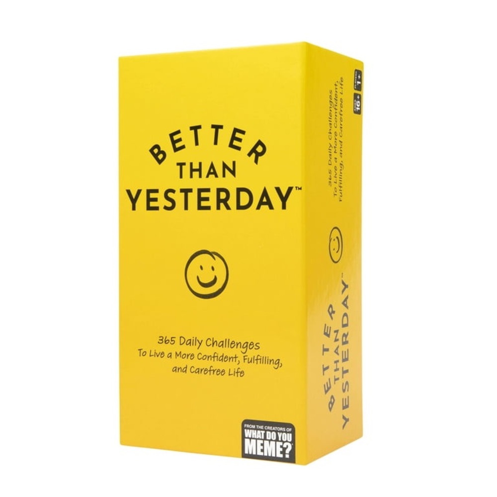 Better Than Yesterday Card Game